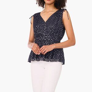 NWT Parker The Fiona Tie Shoulder Smock Waist Top